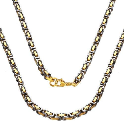 Chain byzantine necklace 316l - byzantine,