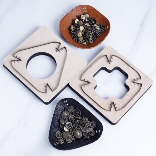 Leather tray cutting - cutting, die