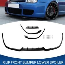 For Peugeot 106 206 207 Lower Front Bumper Lip Spoiler Splitter Body Kit  Black