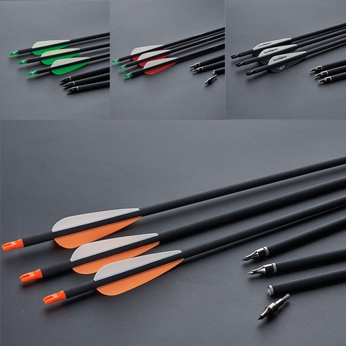 12pcs carbon archery - 12pcs,