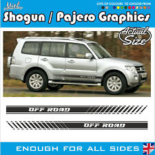 Mitsubishi Shogun Pajero 4x4 Off Road Side Stripes Decals Stickers Graphics 011