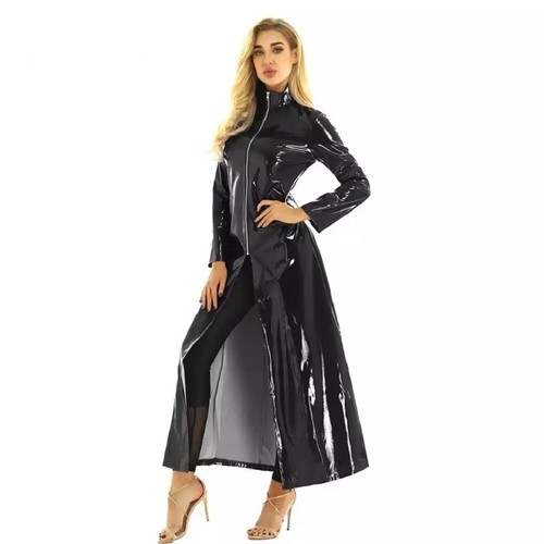 Women gothic latex pvc leather - latex,