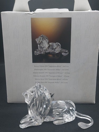 Swarovski crystal lion - crystal,
