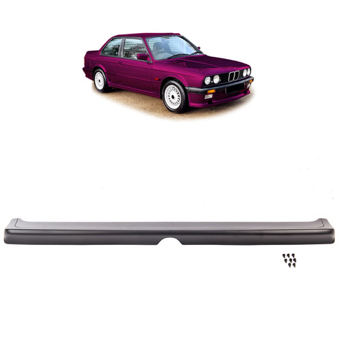 Trunk spoiler matte black - trunk,