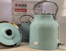 Haden Heritage Turquoise 1.7L Kettle Fast Boil, FAULTY