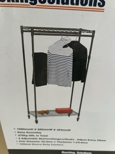 Bronze wire clothes rail heavy - wire,
