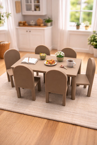 Doll house dining room table