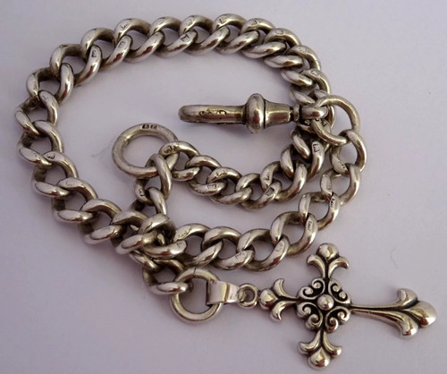 Antique solid silver - , pocket