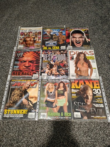 Wwe wrestling magazines - wrestling, x9