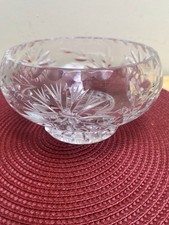 Vintage Crystal Flower Cut