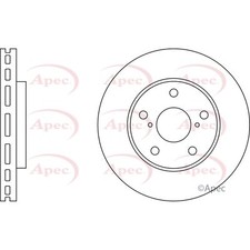 2x Brake Discs Vented For
