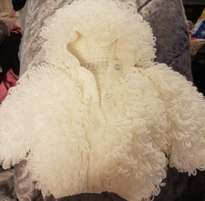 babt girl cardigan loop knit