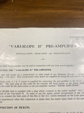 Leak Amplifier Pre Amplifier