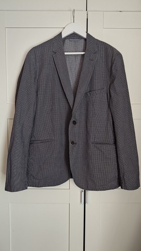 Jigsaw grey navy micro - grey, check