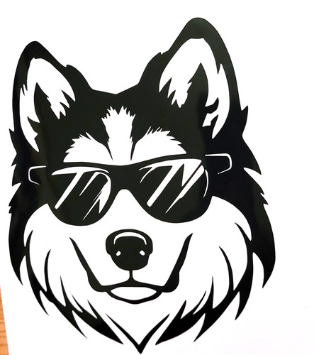 Wolf sunglasses decal - wolf,