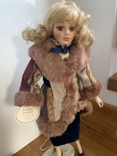 Genuine porcelain doll - , named