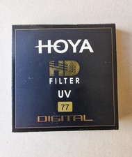HOYA 77MM HD UV GLASS FILTER, ULTRA THIN FRAME.