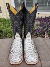 JLS Mens Cowboy Boots Black &