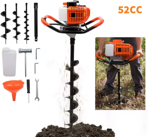 Earth auger 52cc petrol - earth,