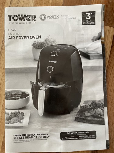 Tower litre air fryer oven - 1.5,