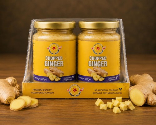 Gold plum chopped ginger 220g - plum,