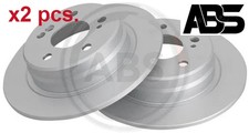 X2 PCS REAR BRAKE DISC SET