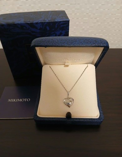 Mikimoto pearl heart - pearl,