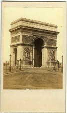 COLLIN PARIS CDV PHOTO, ARC DE TRIOMPHE circa 1860