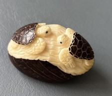 Sea Turtles Hand Carved From