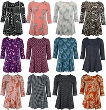 Womens Long Line Stretch Tunic