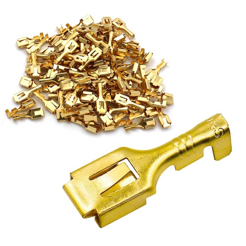 Spade terminals 100 - spade, 1/4