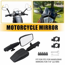 2X 360 Degree Adjustable Universal Folding ADV Motorcycle Mirror Rearview Mirror