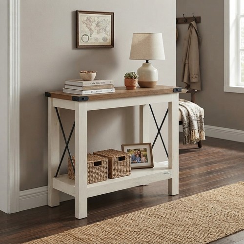 Functional tier side table - 2-tier,