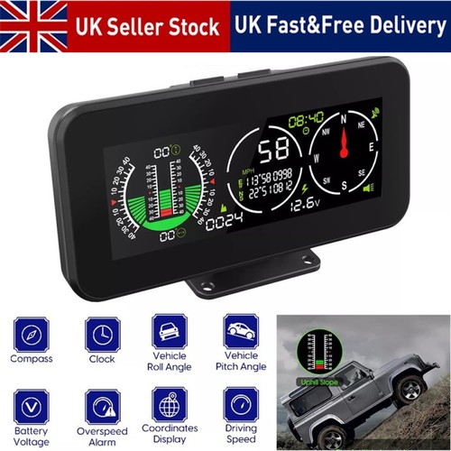 Car gps digital inclinometer - car,