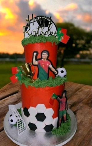 Personalised ronaldo cake - personalised,