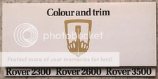 ROVER 2300 2600 3500 Car