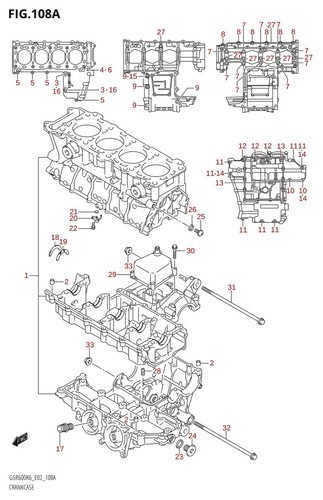 Suzuki genuine bolt - suzuki, gsr600