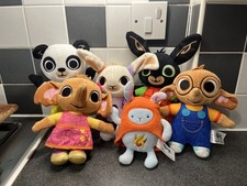 Cbeebies Bing Plush Bundle Hoppity Voosh, Flop, Coco, Sula, Bing, Pando & Nicky