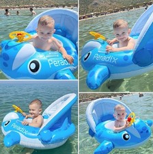 Baby swimming pool float boat trainer seat inflatable