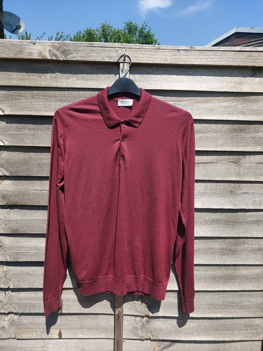 John smedley merino wool polo - john,