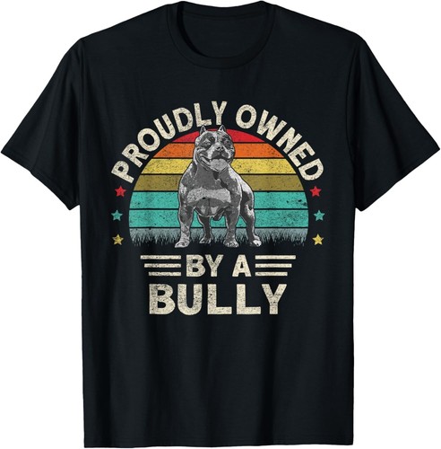 Bully pitbull dad proudly - dad,