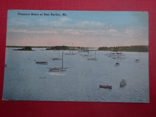 Pleasure boats seal harbor - pleasure,