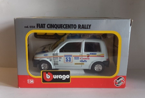 Burago fiat cinquecento rally - burago,