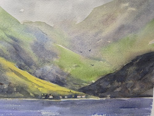 Isle arran watercolour - isle, of