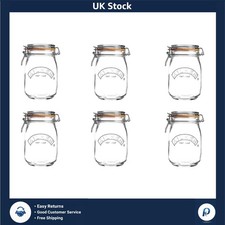 1 Litre Clear Airtight Glass