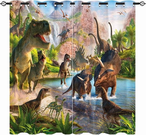 Yuanzu dinosaur curtains kids - dinosaur,