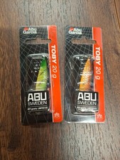 Abu Garcia  Toby Classics 1x Green,1x Orange 20g Fishing Lures, New