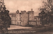 Strancally Castle On The Blackwater Youghal Cork Ireland Postcard 1913