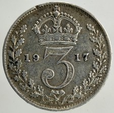 1917 George V Threepence