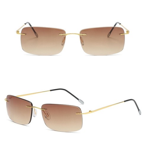 Bifocal rimless reading - bifocal,
